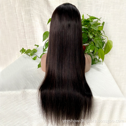Natural Remy Wig Brazilian cuticle aligned hair full lace wig with baby hair lace front Wigs Human Hair For Black Women